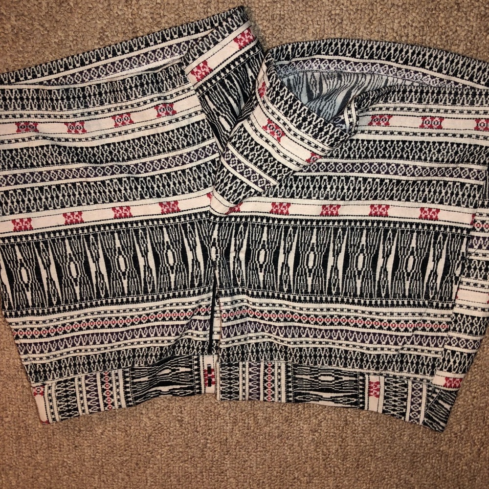 Aztec Print Shorts